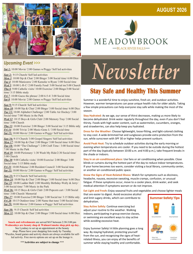 Click to open Newsletter in a new tab