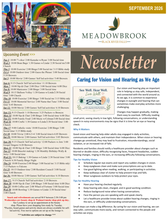 Click to open Newsletter in a new tab